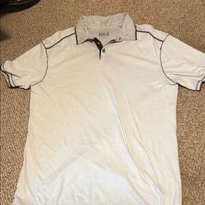 BKE Men's Light Gray Polo Shirt
